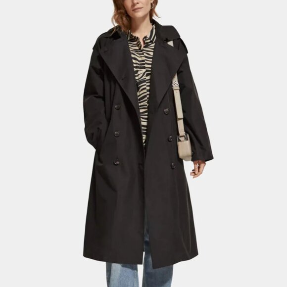 Scotch & Soda Oversized Trench Coat - Picture 1 of 10